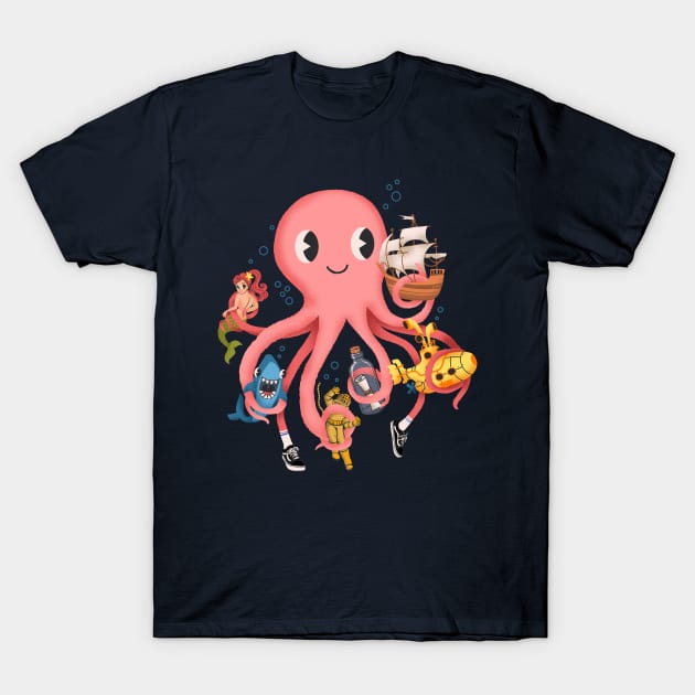 OCTOHUGS T-Shirt by kookylove